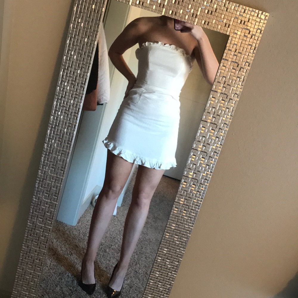 white dress